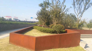 霞山耐候钢挡土墙